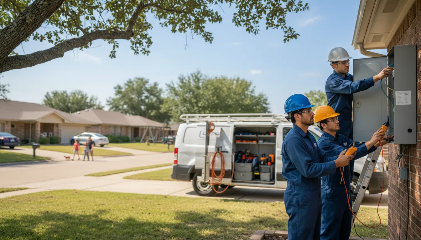 Certified electrician providing emergency electrical services in Opp, AL